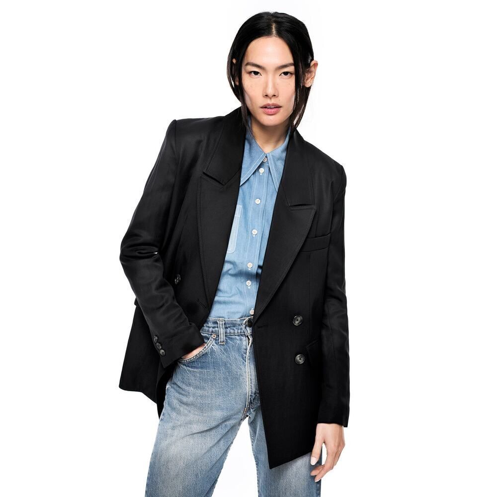 Smythe OVERSIZED DB BLAZER black XS